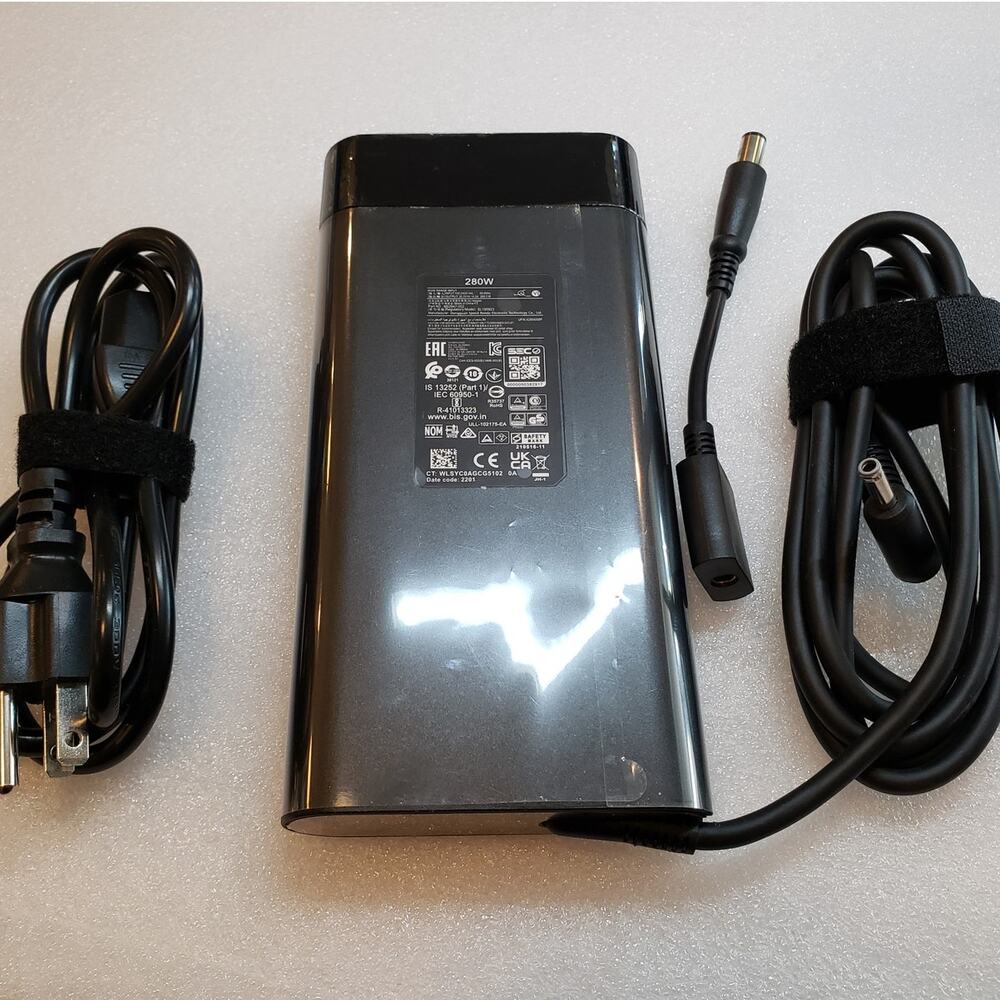 280W AC Adapter Gaming Laptop Power Charger Block - Model SL195923